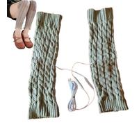 Calcetines eléctricos recargables | Calentadores de piernas - Calefacción lavable para invierno, cálido USB recargable para hombres y mujeres al aire libre