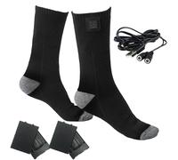 Calcetines eléctricos, recargables, con calefacción que funcionan hasta 6 horas, calentador de pies lavable para equitación, caza, caminar, cumpleaños, adultos, al aire libre, oficina, hombres