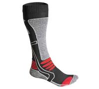 Calcetines F-Lite Motorbike E200, negro/gris/rojo, 39-42