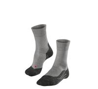 FALKE RU4 Endurance Wool M So lana antiampollas 1 par, Calcetines para correr Hombre, Gris Light Grey Melange 3830, 39-41