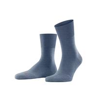 Falke Calcetines Run U So – Algodón lisos, 1 par, Unisex adulto, Azul Light Denim 39-41