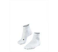 FALKE TE2 Short M Sso algodón antiampollas 1 par, Calcetines de tenis Hombre, Blanco White 2000, 44-45