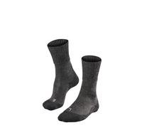 Falke Calcetines para senderismo TK1 Wool – Lana antiampollas gruesos – Gris Smog 42-43