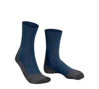 FALKE TK2 Explore M So lana hilo funcional antiampollas gruesos 1 par, Calcetines para senderismo Hombre, Azul Stone Blue 6599, 44-45