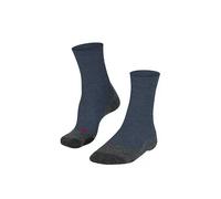 FALKE TK2 Explore Melange M So lana hilo funcional antiampollas gruesos 1 par, Calcetines para senderismo Hombre, Azul Dark Blue Melange 6688, 39-41