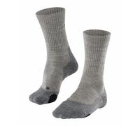 FALKE TK2 Explore Wool W So lana hilo funcional antiampollas gruesos 1 par, Calcetines para senderismo Mujer, Beis Kitt Mouline 4310, 37-38