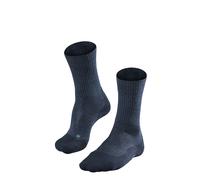 Falke Calcetines de trekking TK2 Wool Hombre, lana, antiampollas, gruesos, 1 par, Azul Jeans 39-41