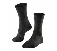 Falke Calcetines para senderismo TK2 Explore Wool M, lana antiampollas, gruesos, 42-43 Gris Smog