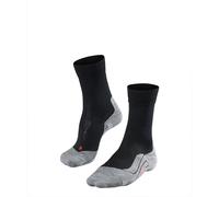 FALKE Calcetines deportivos gris moteado / rojo / negro, Talla 39-40