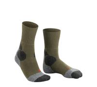 FALKE TKX Expedition M So hilo funcional lana antiampollas gruesos 1 par, Calcetines para senderismo Hombre, Verde Olive 7830, 46-48