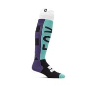 FOX 180 Collect Calcetines de motocross, verde-lila, tamaño S para Hombres