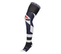 FXR Riding Calcetines de motocross, negro-blanco-azul, tamaño L XL para Hombres