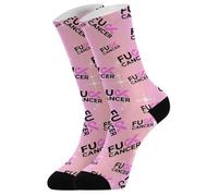Calcetines genéricos de contención para mujer, calcetines altos rosados con cinta rosa contra el cáncer, antideslizantes, talla 39-42, calcetín de sensibilización para uso diario y regalo, Rose22