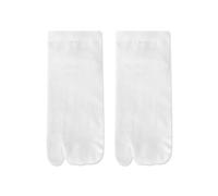 Calcetines genéricos para hombre Split Toe Separates Toes Bunion And A Bunion Toe Friction And Hallux Valgus Medias opacas negras planas, blanco, Talla única