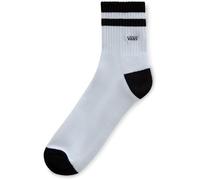 Calcetines Half Crew de Vans, Blanco/Negro, 9.5-13