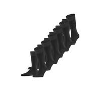 FALKE Happy Multipack M So algodón lisos 6 pares, Calcetines Hombre, Gris Anthracite Melange 3080, 39-42
