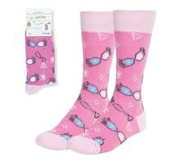 Calcetines Harry Potter diseño Luna Lovegood Rosa Talla 36-43 Cómodos y Suaves - Calcetines con Estilo Único y Licencia Oficial