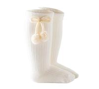 Calcetines hasta la rodilla a media pantorrilla para niñas pequeñas, calcetines de bebé de color sólido, princesa, niños, cuidado del bebé, calcetines de bebé 68