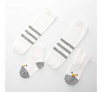 Calcetines Hasta La Rodilla De Primavera Para Bebés Calcetines Sueltos De Tubo De Dibujos Animados Para Bebés (blanco,S)