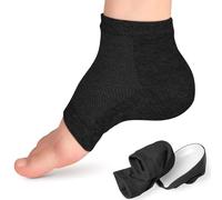 Calcetines Height Max, almohadilla invisible para el talón, plantillas de altura máxima de 3 pulgadas, plantilla elevada de media altura, calcetines universales para hombres y mujeres (3.5 cm, negro)