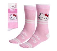 Calcetines Hello Kitty Rosa Bordados - Talla Única 36-43