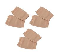Calcetines Hidratantes para el Talón, Silicona Fáciles de Usar 3 Pares de Calcetines Suaves para Reparación del Talón Versátiles para Talones Agrietados (Tono de piel oscuro)