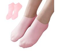 Calcetines hidratantes para pies, envolturas de silicona respetuosas con la piel, cuidado de spa con infusión de líquidos, ajuste suave ergonómico, regalo de medicación para pies, ideal para mujeres