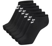 hummel, HmlCHEVRON 6-PACK ANKLE SOCKS, SHCWARZ, 10