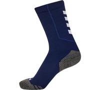 Oterra A/S Hmlpro-Calcetines de Entrenamiento Bajos, Azul Marino, Blanco, 39-42 Unisex Adulto