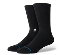 Calcetines Icon Negro Blanco para Hombre Stance