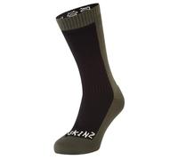 SEALSKINZ Starston - Calcetines unisex impermeables con forro de lana merina, longitud media, para deportes de invierno y aventuras, senderismo, tecnología de aislamiento de tres capas