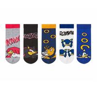 Calcetines infantiles Sonic pack de 5