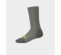 Calcetines Invernales ALE' 22cm Equipo KLIMATIK Gris-Amarillo Flúor