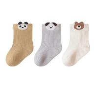 Calcetines Invierno Niño - Calcetines Suaves Y para Bebés Recién Nacidos Bebés Y Niños Pequeños Calcetines De Invierno Acogedores con Lindos Diseños De Dibujos Animados (Brown 1-3 Years)