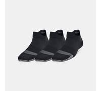 Calcetines invisibles con presilla Under Armour Breathe para mujer - Paquete de 3 Negro / Negro / Jet Gris Talla única
