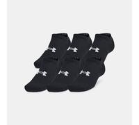 Calcetines invisibles de algodón Under Armour Training unisex - Paquete de 3 Negro / Negro / Blanco XL