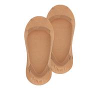FALKE Elegant Step W In corte extra bajo invisibles lisos 1 par, Calcetines pinkies Mujer, Color piel Powder 4169, 37-38