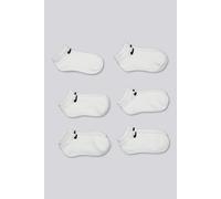 Calcetines Invisibles Nike Pack 6 Niños Blancos talla XS