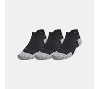 Calcetines invisibles Under Armour ArmourDry® Run Cushion unisex - Paquete de 3 Negro / Pitch Gris / Reflectante M