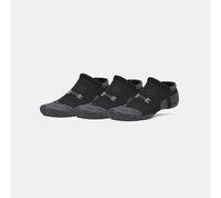 Calcetines invisibles Under Armour Performance Tech Pro unisex - Paquete de 3 Ultimate Negro / Ultimate Negro / Castlerock S