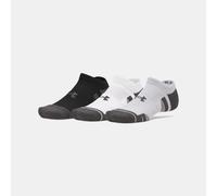 Calcetines invisibles Under Armour Performance Tech unisex - Paquete de 3 Mod Gris / Blanco / Jet Gris L