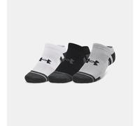 Calcetines invisibles Under Armour Performance Tech unisex - Paquete de 3 Mod Gris / Blanco / Jet Gris XL