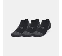 Calcetines invisibles Under Armour Performance Tech unisex - Paquete de 3 Negro / Negro / Jet Gris L
