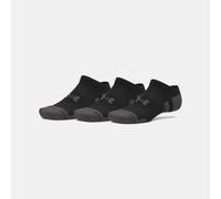 Calcetines invisibles Under Armour Performance Tech unisex - Paquete de 3 Ultimate Negro / Ultimate Negro / Jet Gris XL
