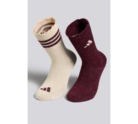 Calcetines Largos adidas Glow - Crudo - Pack 2 talla S