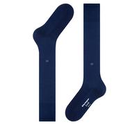 Burlington Leeds M Kh algodón lana lisos 1 par, Calcetines largos Hombre, Azul Marine 6120, 40-46