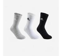 Calcetines largos de deporte lote de 3 pares adulto, adidas High gris blanco negro 37/39
