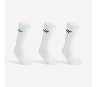 Calcetines largos de deporte lote de 3 pares adulto, Puma High blanco 43/46