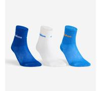 Calcetines largos de deporte lote de 3 pares niño, adidas JR High azul 34/36