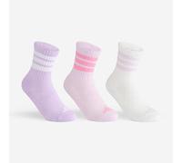 Calcetines largos de deporte lote de 3 pares NIÑO, adidas JR High violeta rosa 31/33
